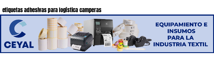 etiquetas adhesivas para logística camperas