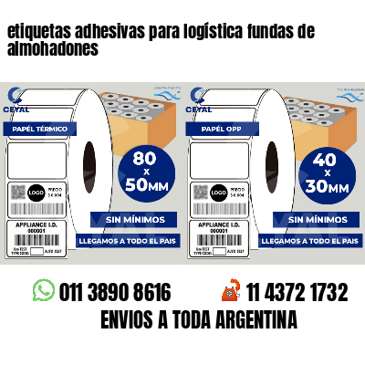 etiquetas adhesivas para logística fundas de almohadones