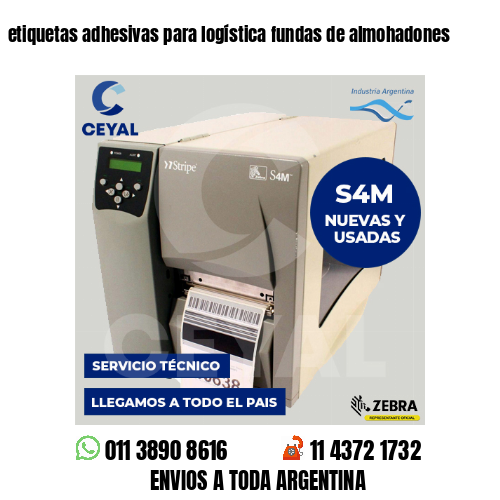 etiquetas adhesivas para logística fundas de almohadones