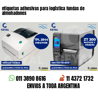 etiquetas adhesivas para logística fundas de almohadones
