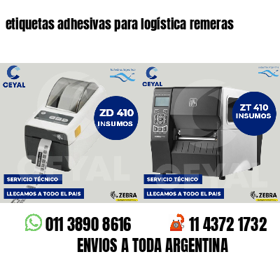 etiquetas adhesivas para logística remeras