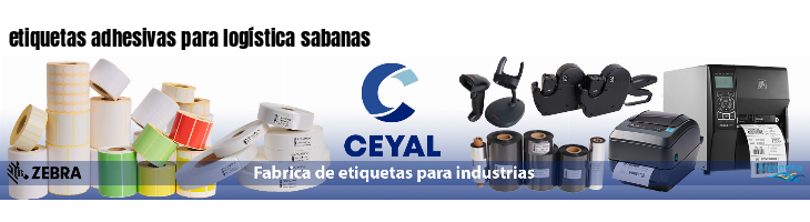 etiquetas adhesivas para logística sabanas