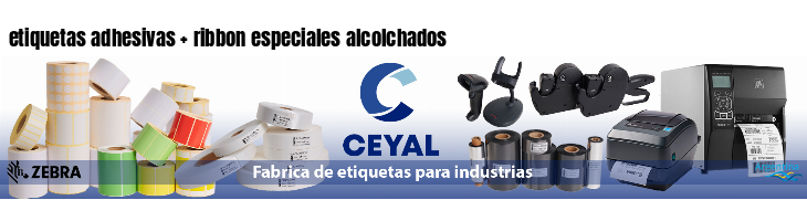 etiquetas adhesivas   ribbon especiales alcolchados