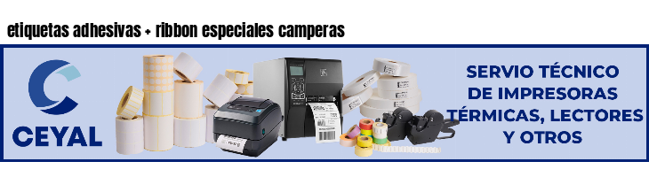 etiquetas adhesivas   ribbon especiales camperas