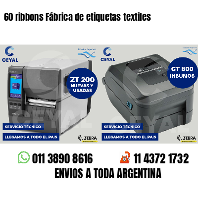 60 ribbons Fábrica de etiquetas textiles