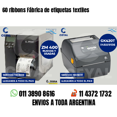 60 ribbons Fábrica de etiquetas textiles