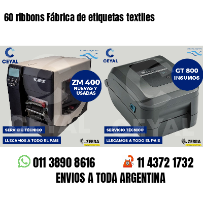 60 ribbons Fábrica de etiquetas textiles