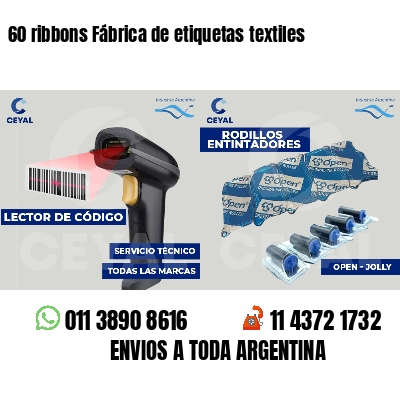 60 ribbons Fábrica de etiquetas textiles