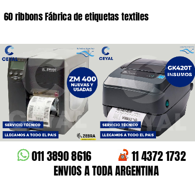 60 ribbons Fábrica de etiquetas textiles