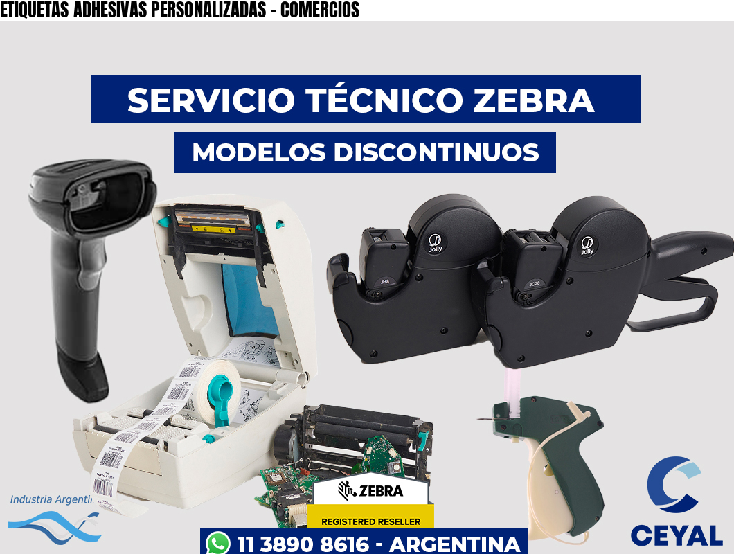 ETIQUETAS ADHESIVAS PERSONALIZADAS - COMERCIOS
