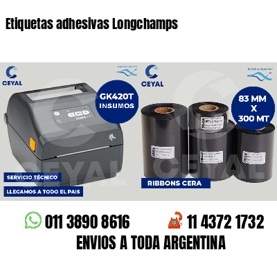 Etiquetas adhesivas Longchamps