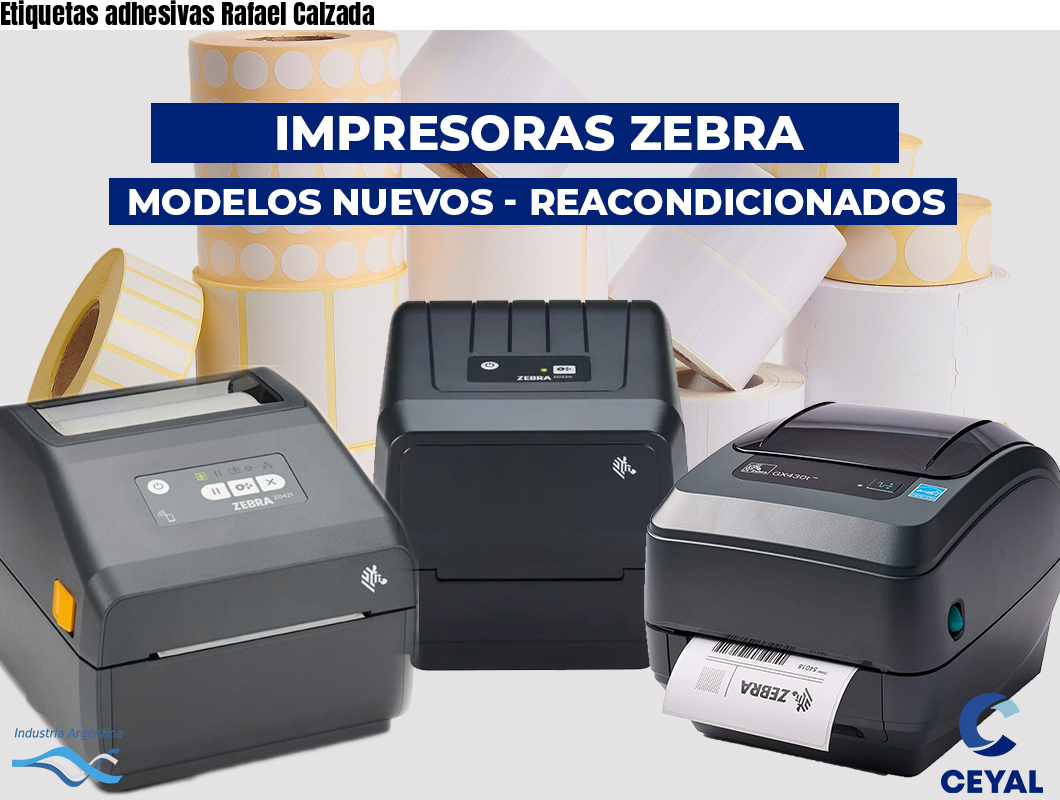 Etiquetas adhesivas Rafael Calzada