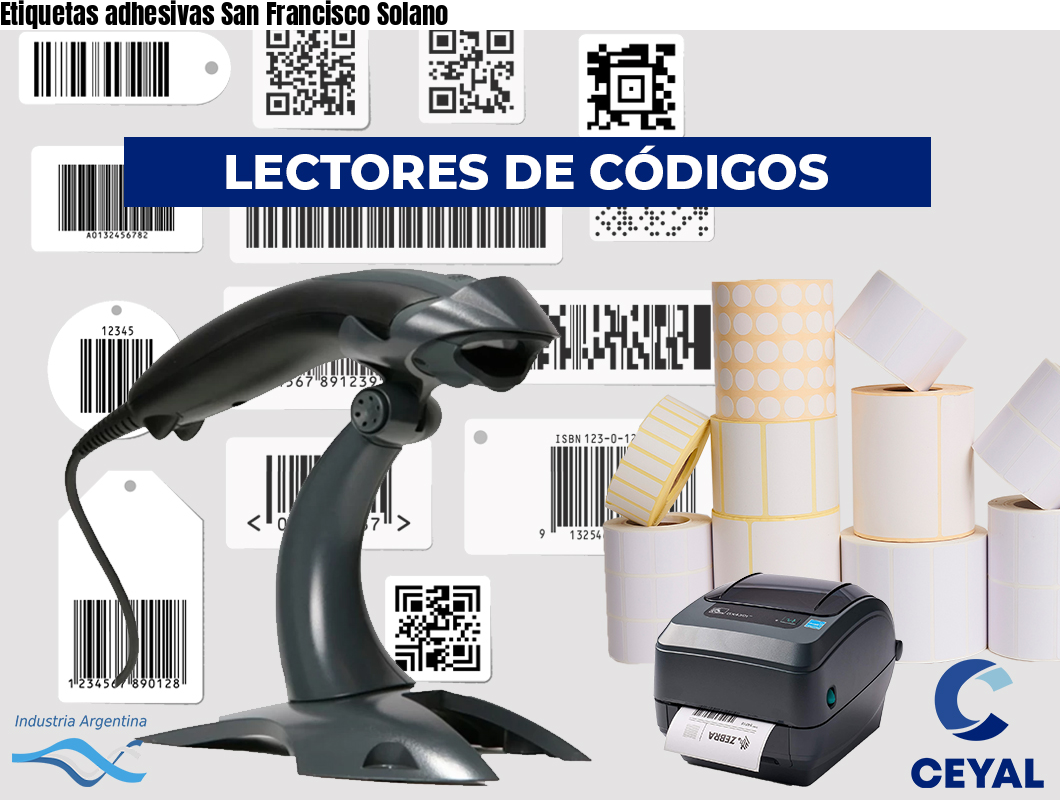 Etiquetas adhesivas San Francisco Solano