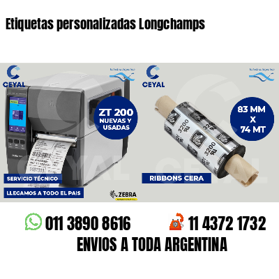 Etiquetas personalizadas Longchamps