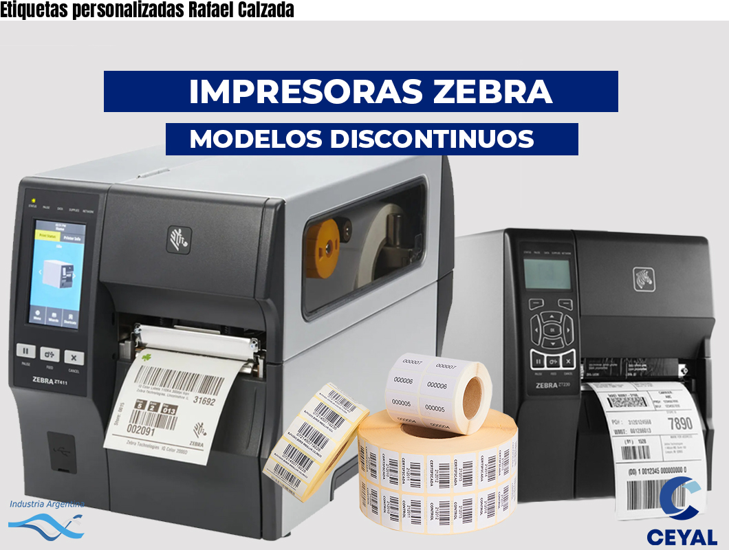 Etiquetas personalizadas Rafael Calzada