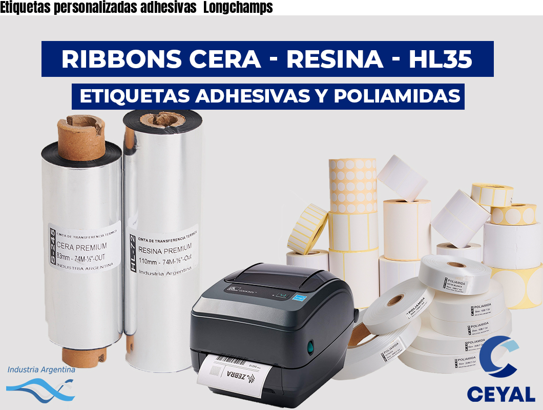 Etiquetas personalizadas adhesivas  Longchamps