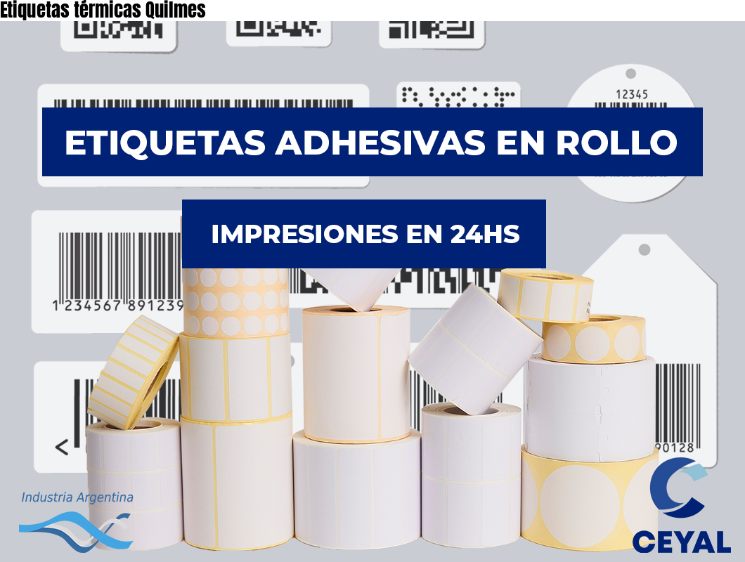 Etiquetas térmicas Quilmes