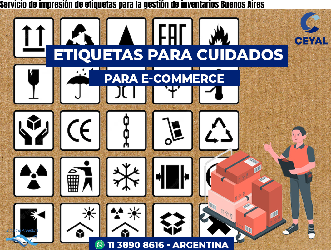 Servicio de impresión de etiquetas para la gestión de inventarios Buenos Aires