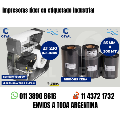 impresoras líder en etiquetado industrial
