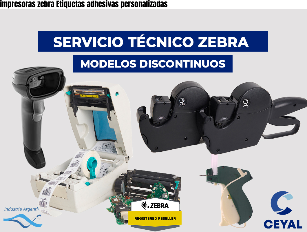impresoras zebra Etiquetas adhesivas personalizadas