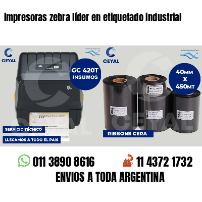 impresoras zebra líder en etiquetado industrial