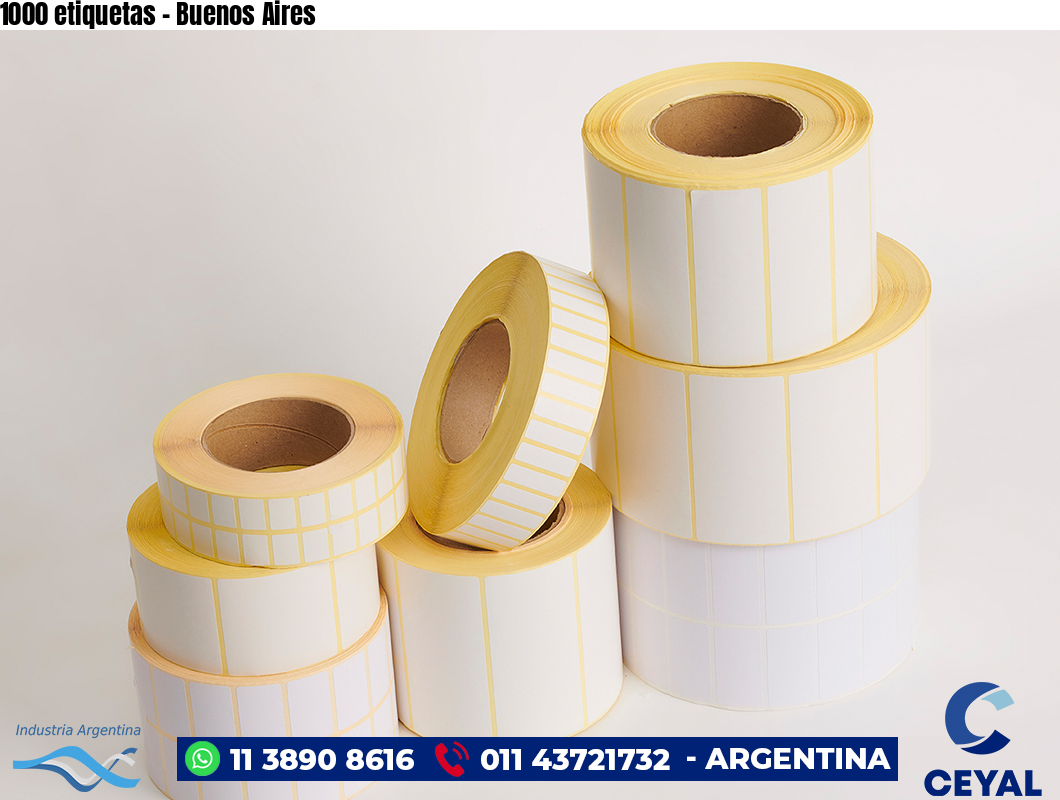 1000 etiquetas - Buenos Aires