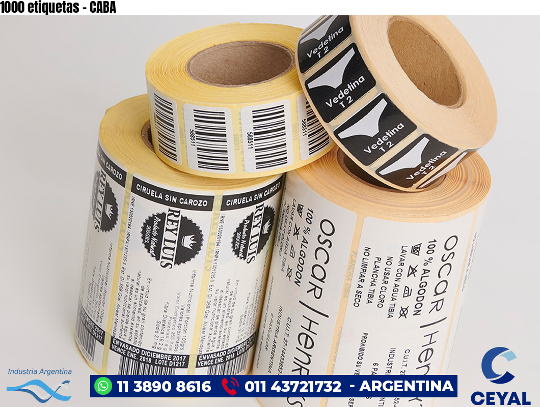 1000 etiquetas - CABA
