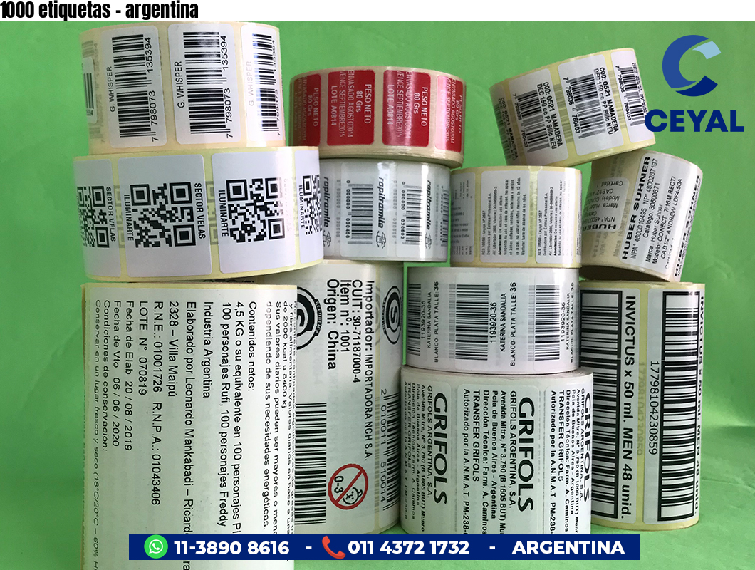 1000 etiquetas - argentina