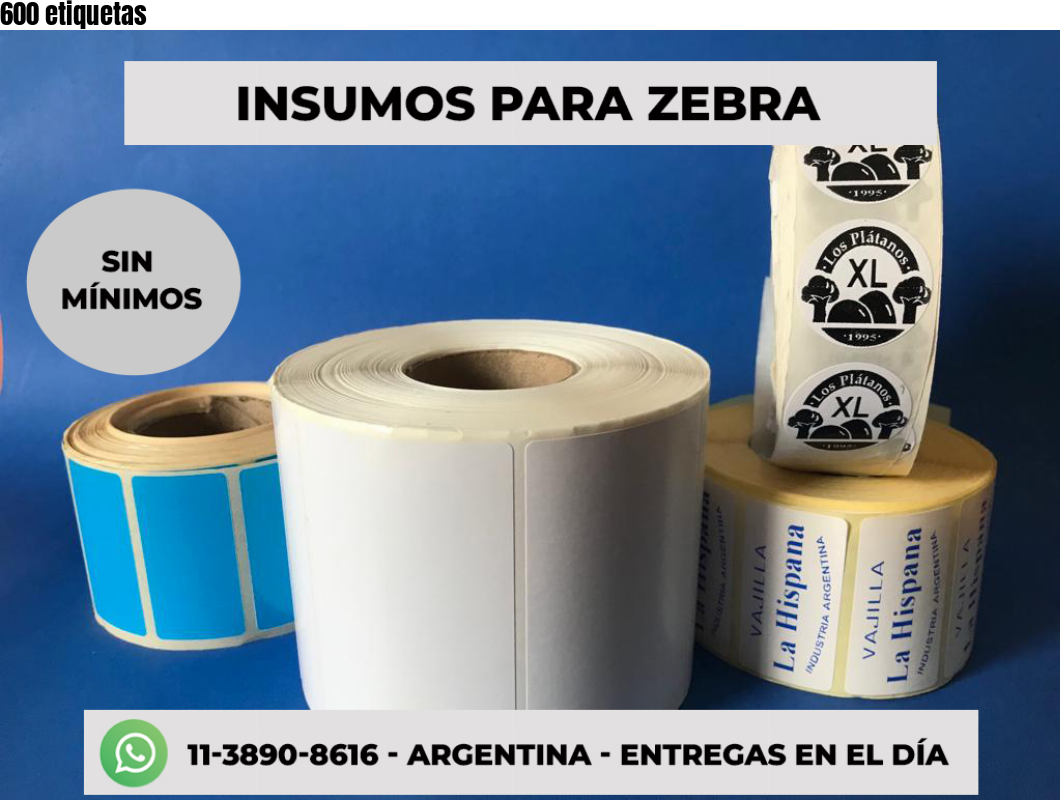 600 etiquetas