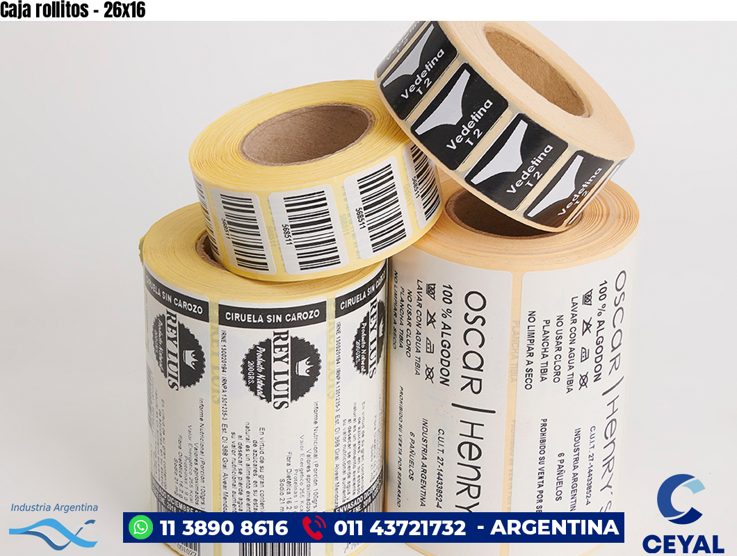 Caja rollitos - 26x16