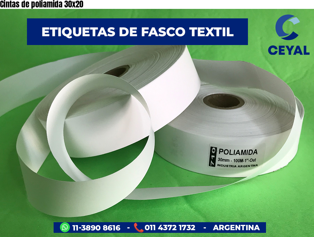 Cintas de poliamida 30×20