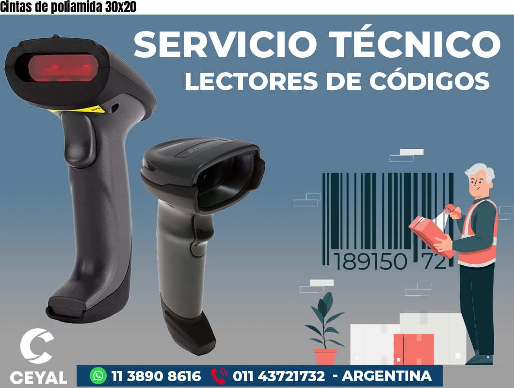 Cintas de poliamida 30x20