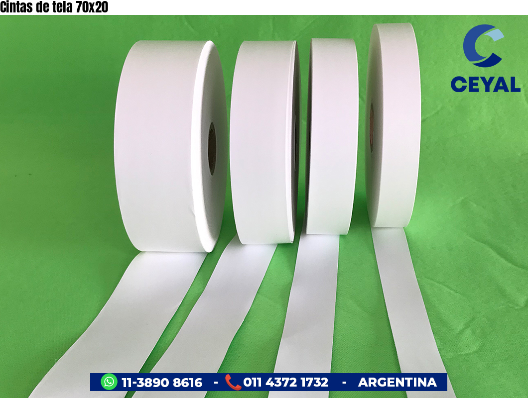 Cintas de tela 70×20