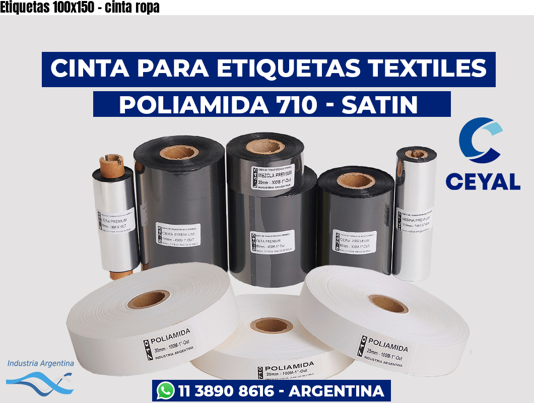 Etiquetas 100×150 – cinta ropa