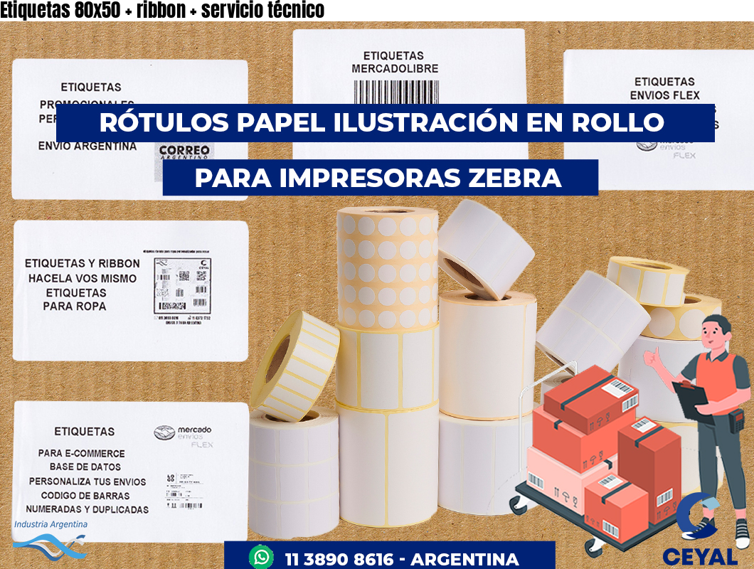 Etiquetas 80x50   ribbon   servicio técnico