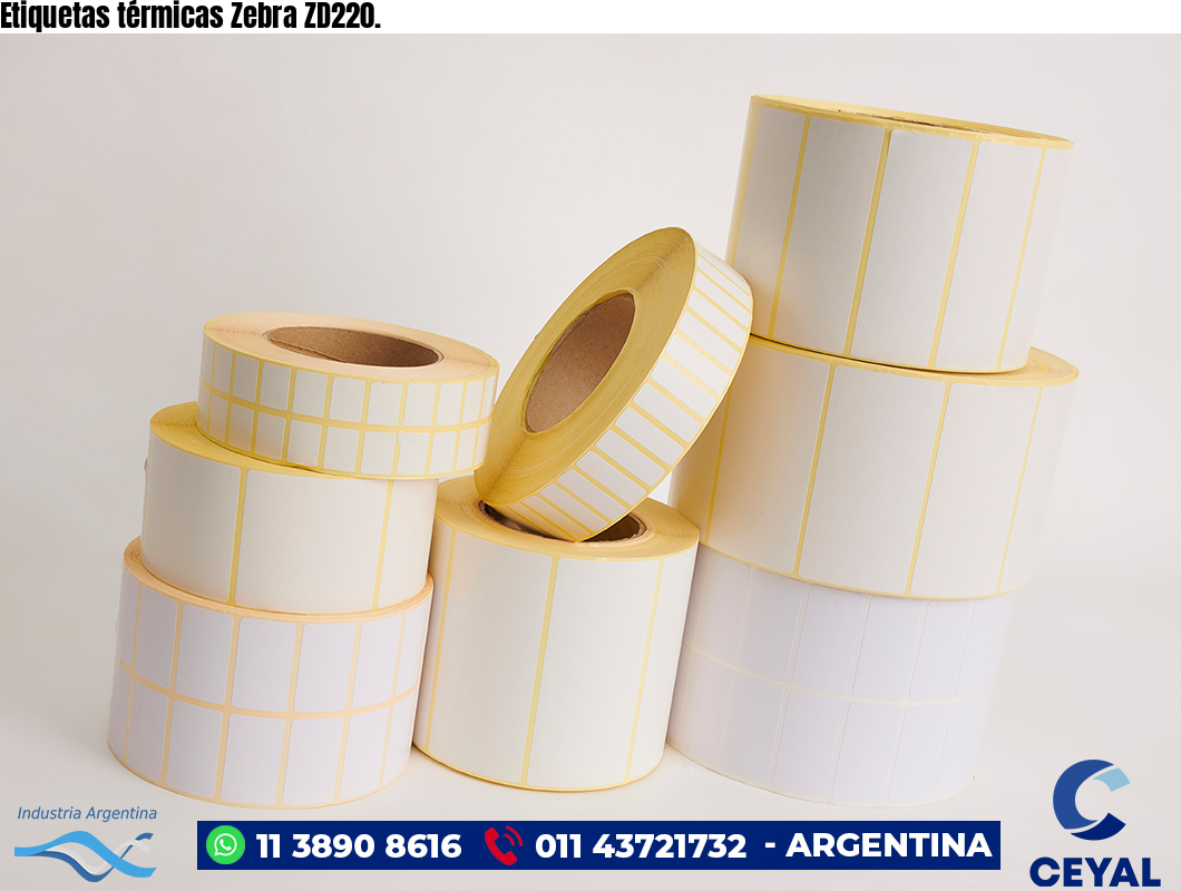 Etiquetas térmicas Zebra ZD220.