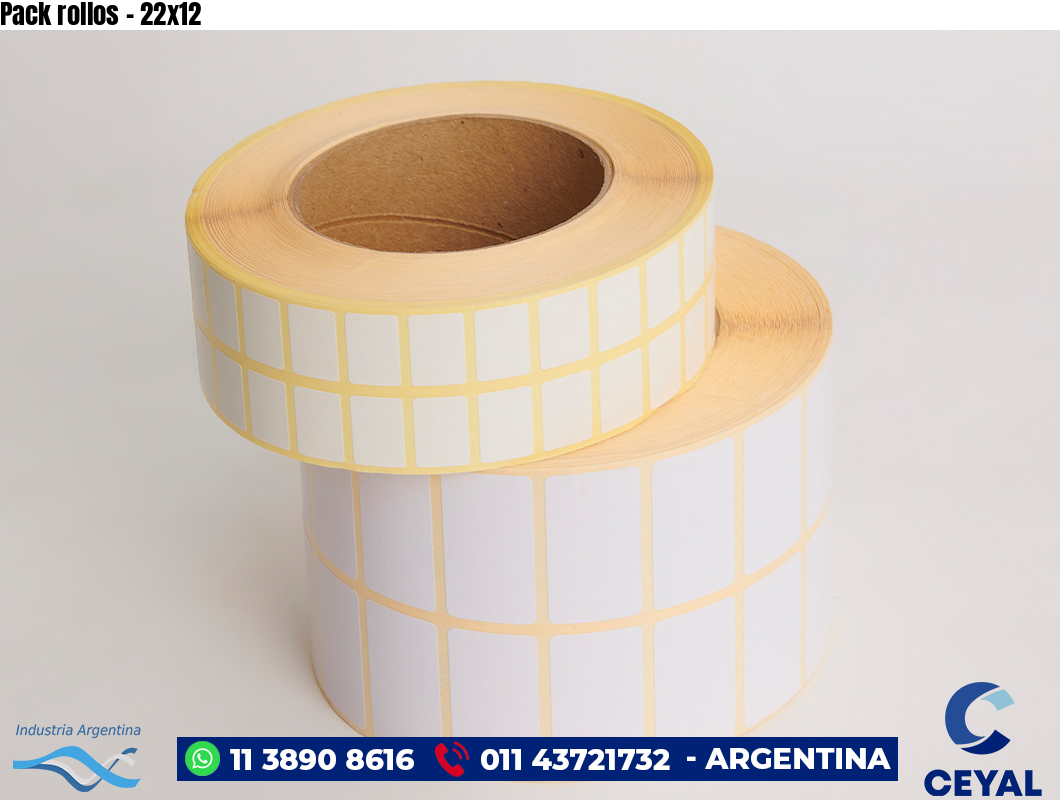 Pack rollos - 22x12
