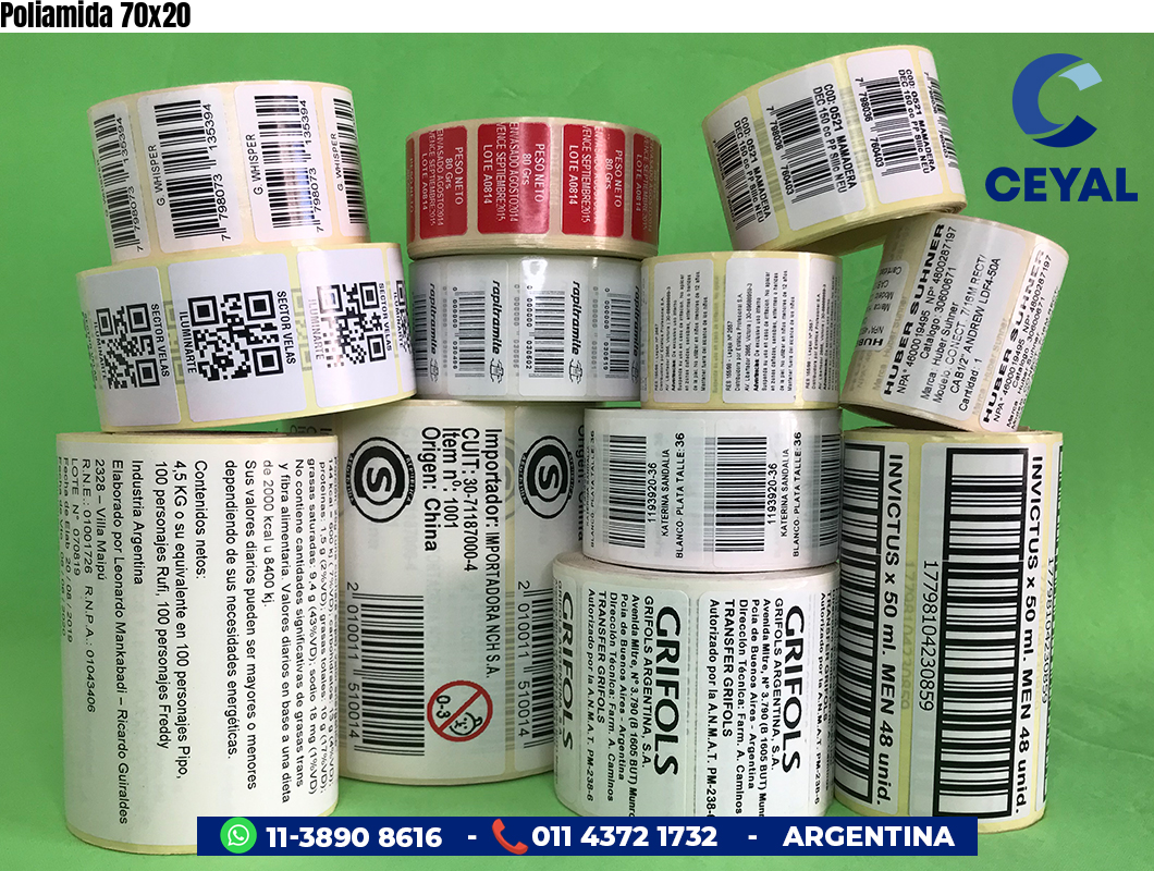 Poliamida 70x20