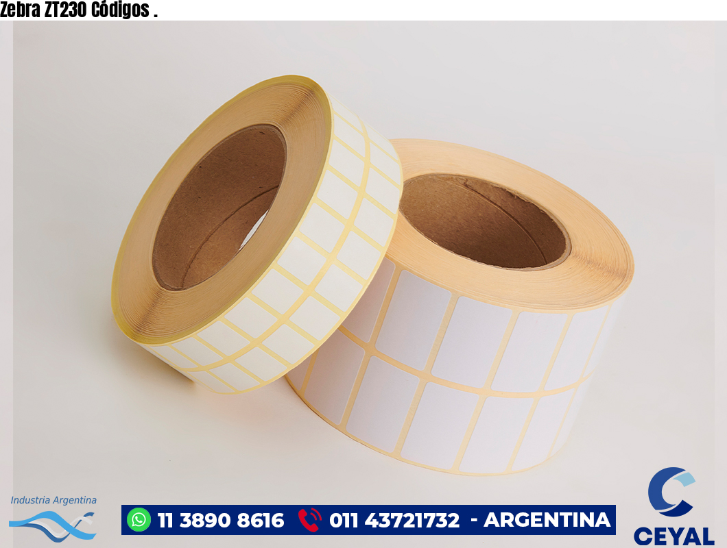 Zebra ZT230 Códigos .