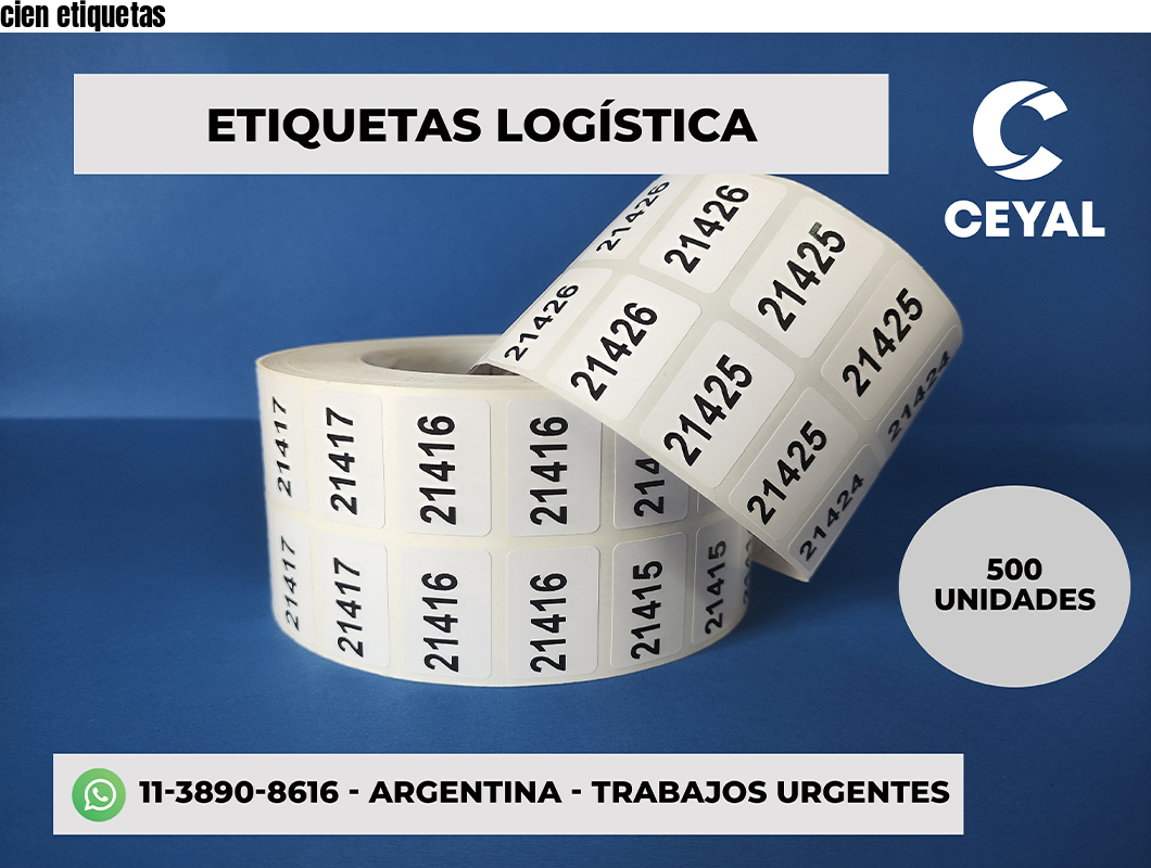 cien etiquetas