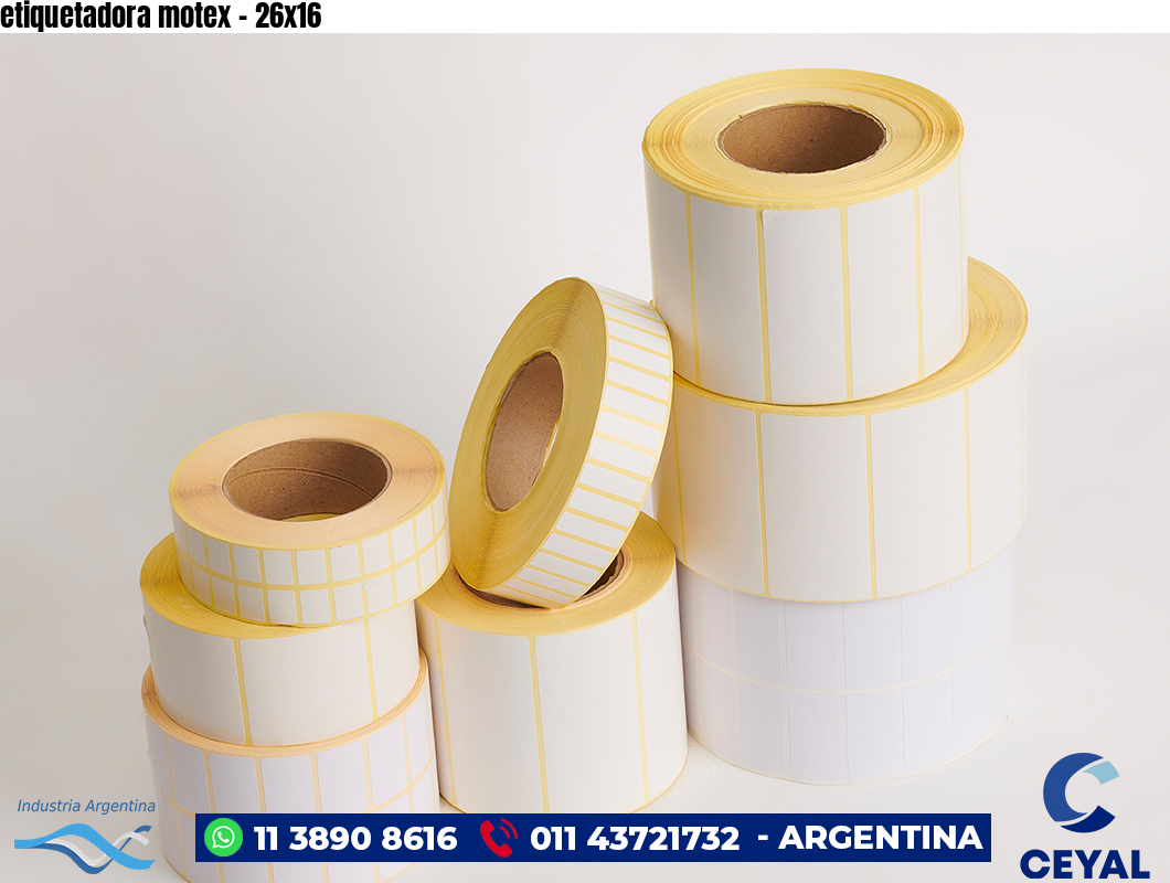 etiquetadora motex - 26x16