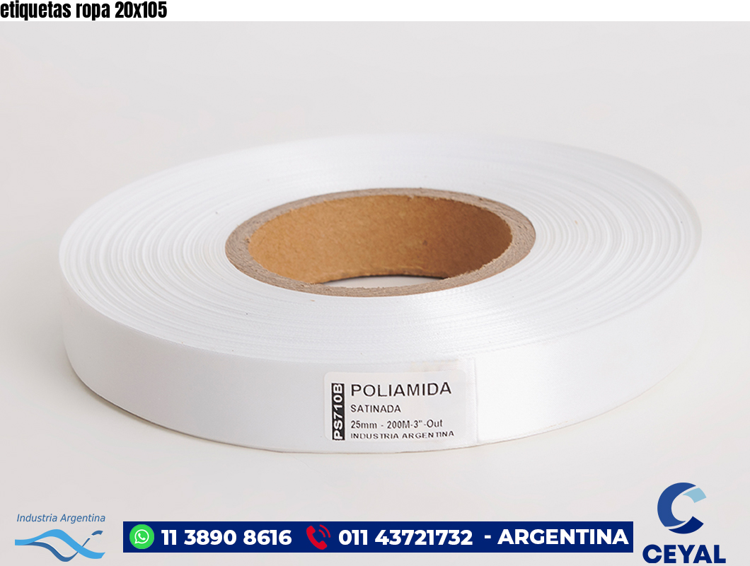 etiquetas ropa 20×105