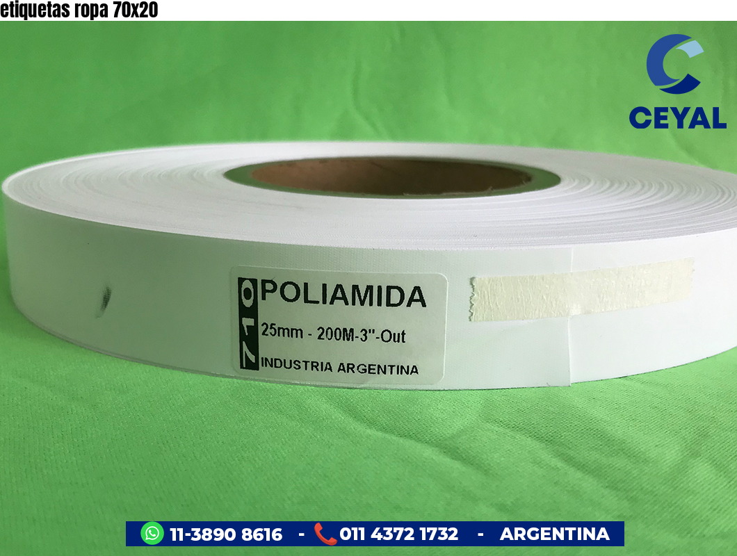 etiquetas ropa 70×20
