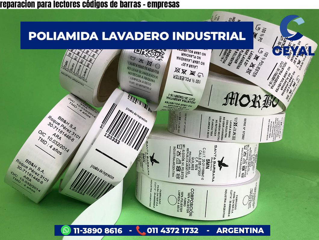 reparacion para lectores códigos de barras - empresas