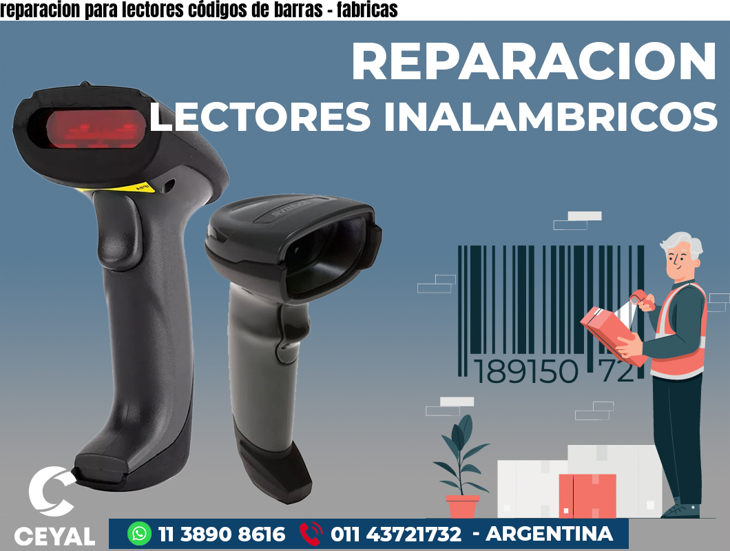 reparacion para lectores códigos de barras – fabricas