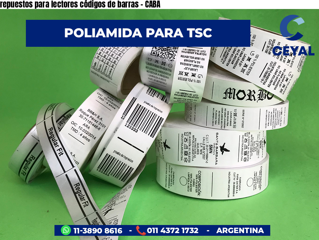 repuestos para lectores códigos de barras - CABA