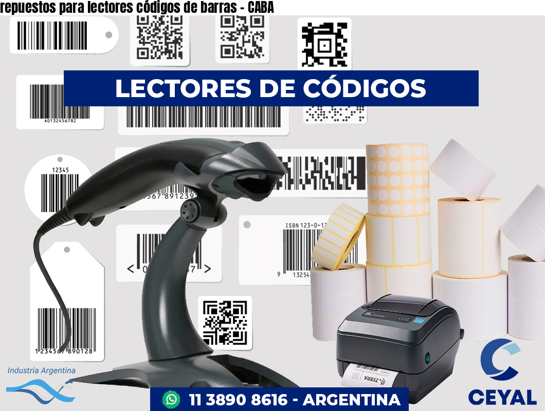 repuestos para lectores códigos de barras - CABA