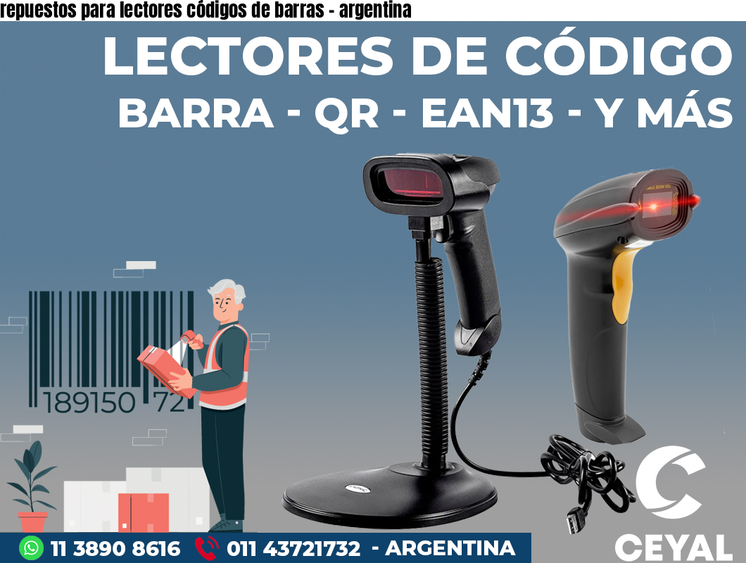 repuestos para lectores códigos de barras – argentina