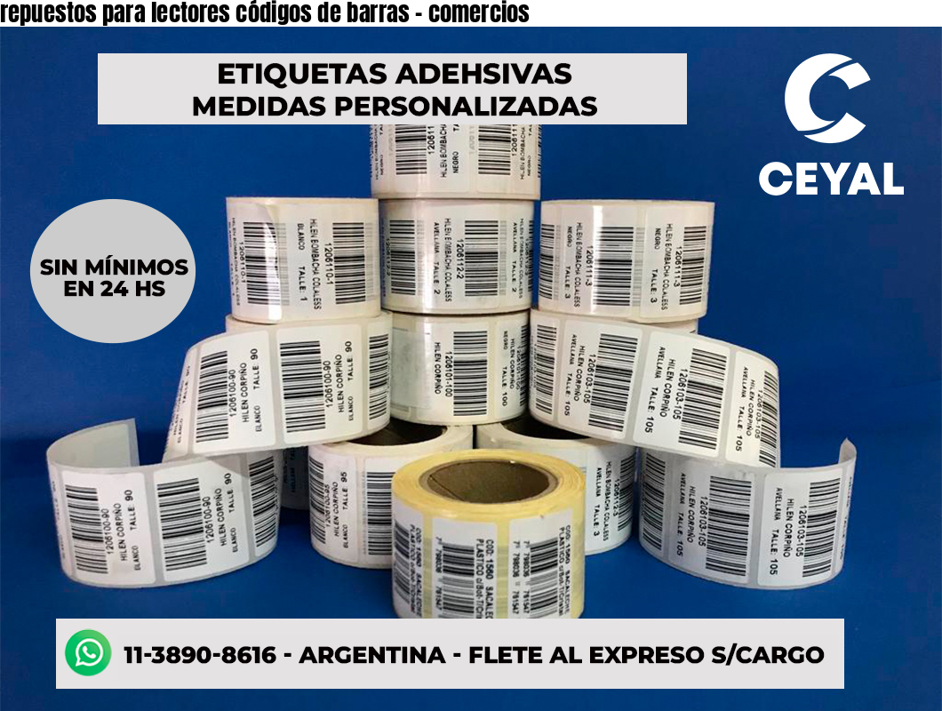 repuestos para lectores códigos de barras - comercios