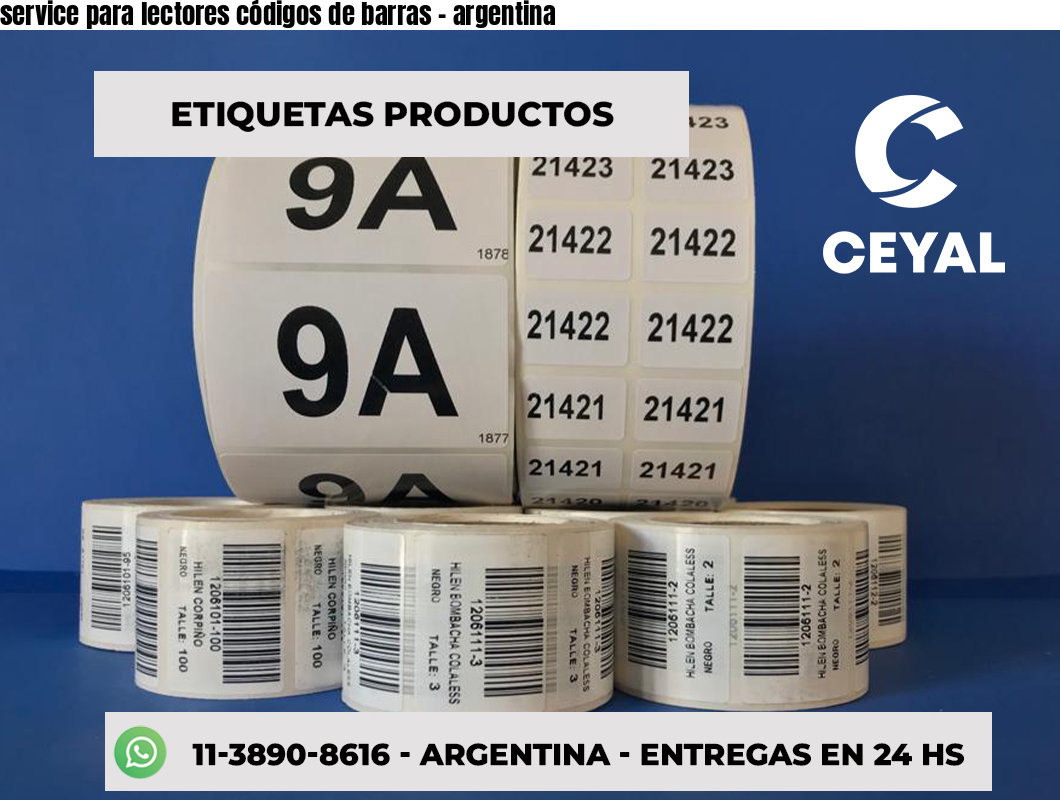service para lectores códigos de barras - argentina